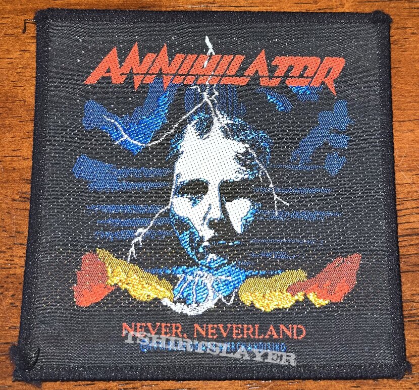 Annihilator - Never, Neverland - Woven Patch Annihilator - Never, Neverland - Woven Patch