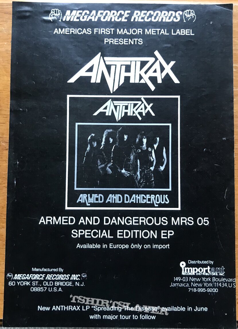 Anthrax - Poster Collection