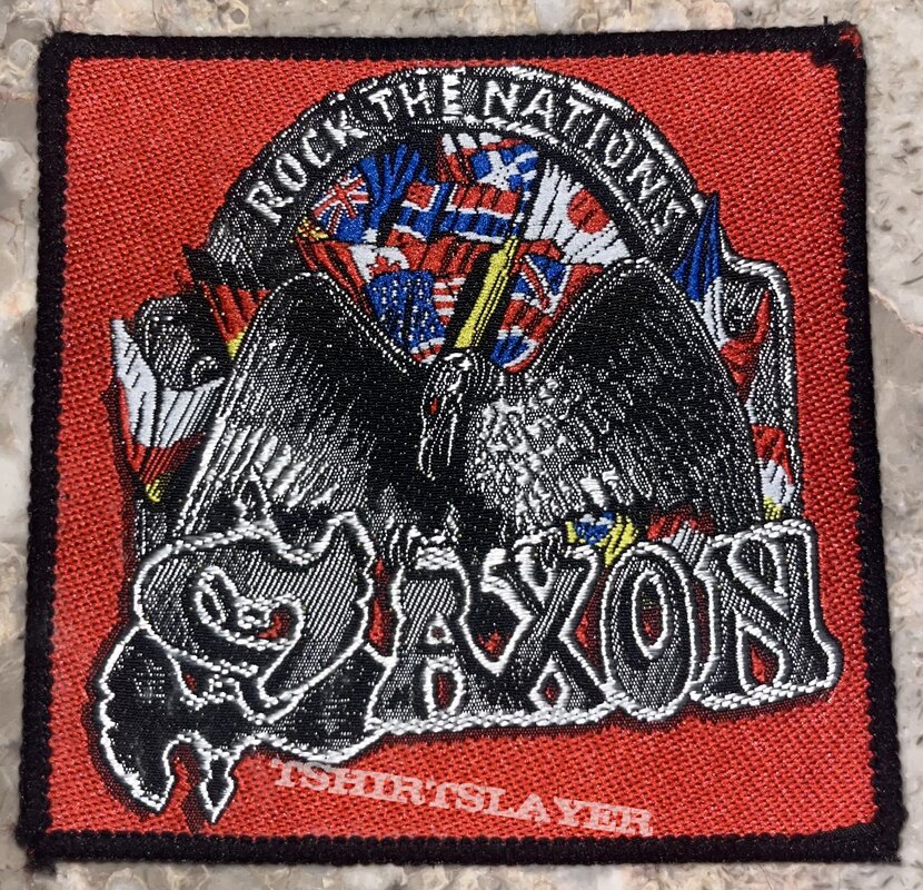 Saxon - Rock the Nations - Woven Patch