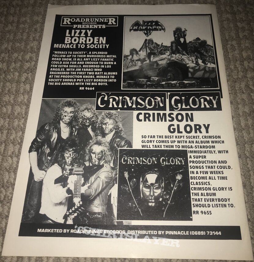 Crimson Glory - Poster Collection