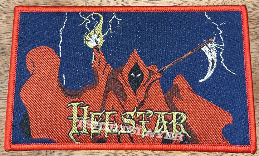 Helstar - Burning Star - Woven Patch