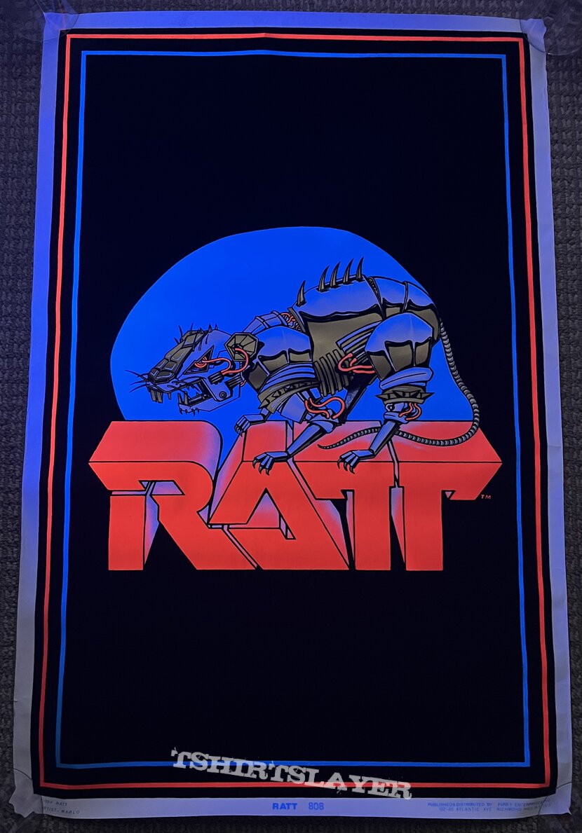 Ratt - Out of the Cellar - Blacklight poster