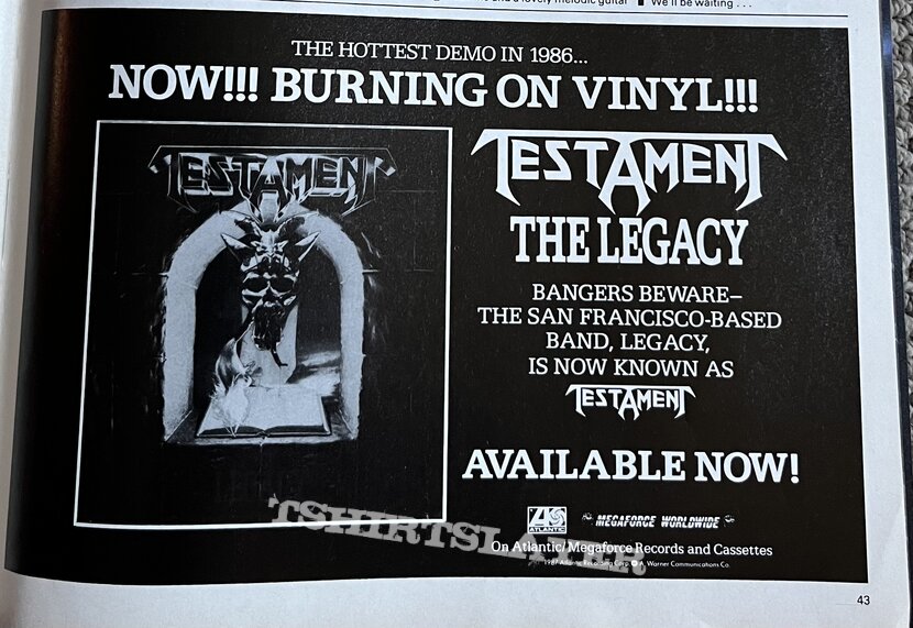 Testament - Poster Collection