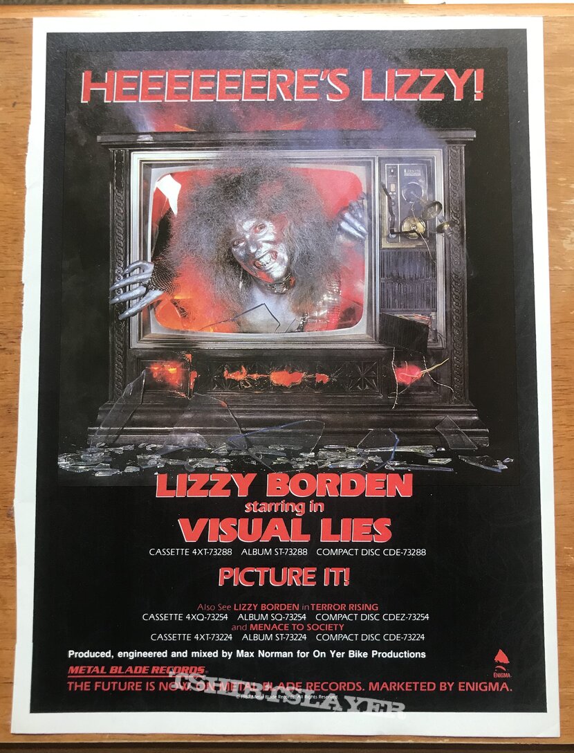 Lizzy Borden - Poster Collection