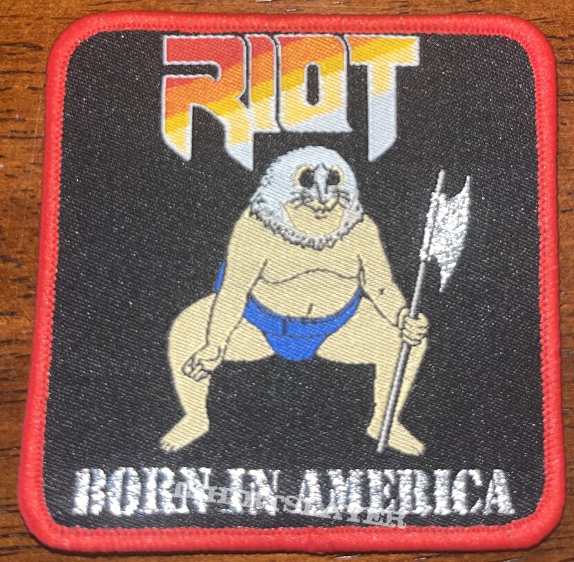 Riot - Born in America - Woven Patch