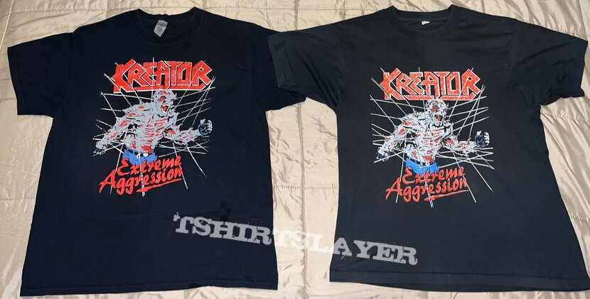 Kreator - Extreme Aggression Tour vs reprint 