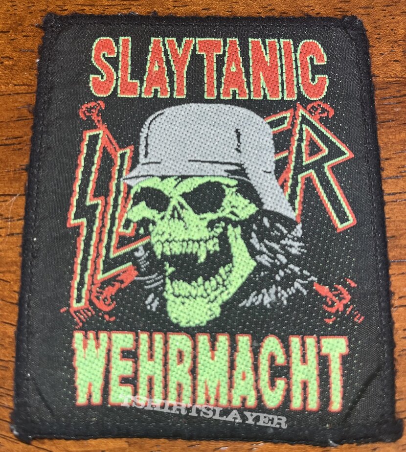 Slayer - Slaytanic Wehrmacht - Woven Patch Slayer - Slaytanic Wehrmacht - Woven Patch