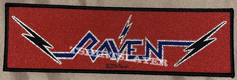 Raven - Wiped Out - Woven Strip Patch