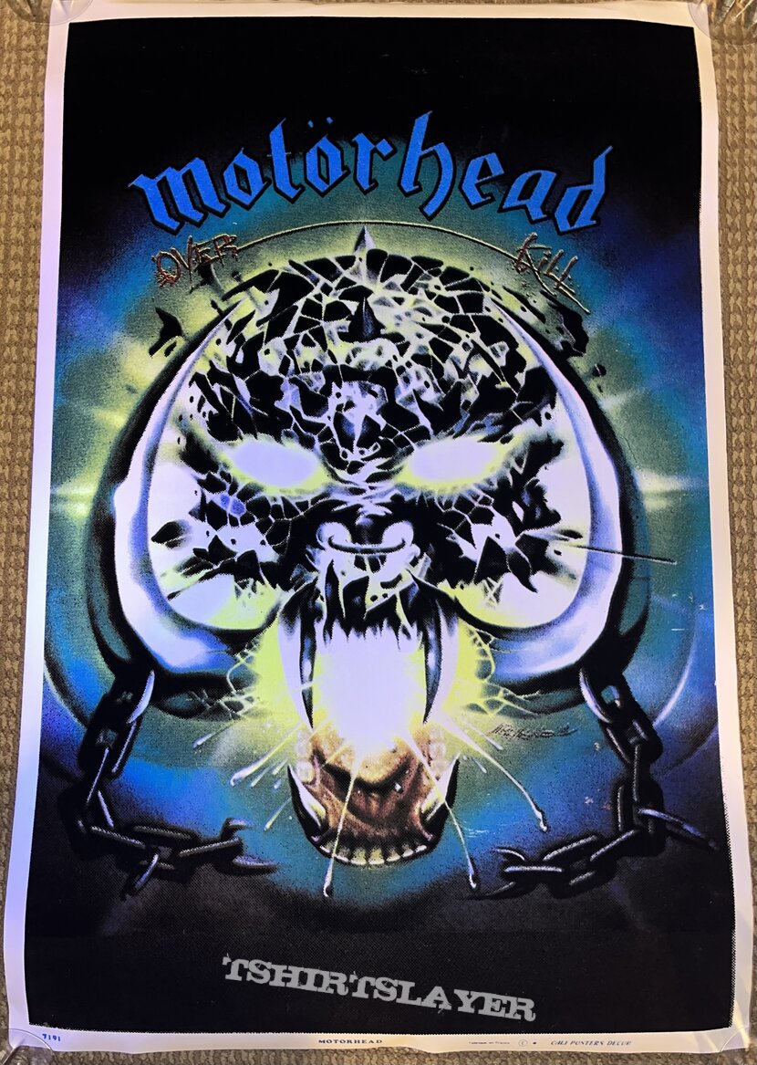 Motörhead- Overkill - Blacklight poster