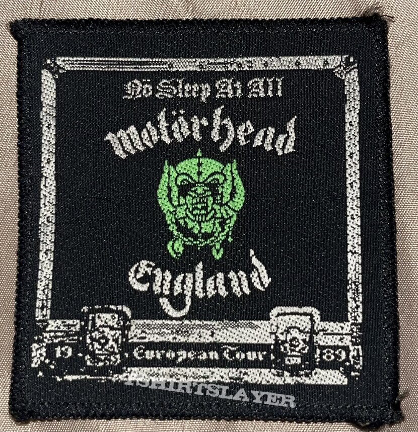 Motörhead - No Sleep at All - Woven Patch