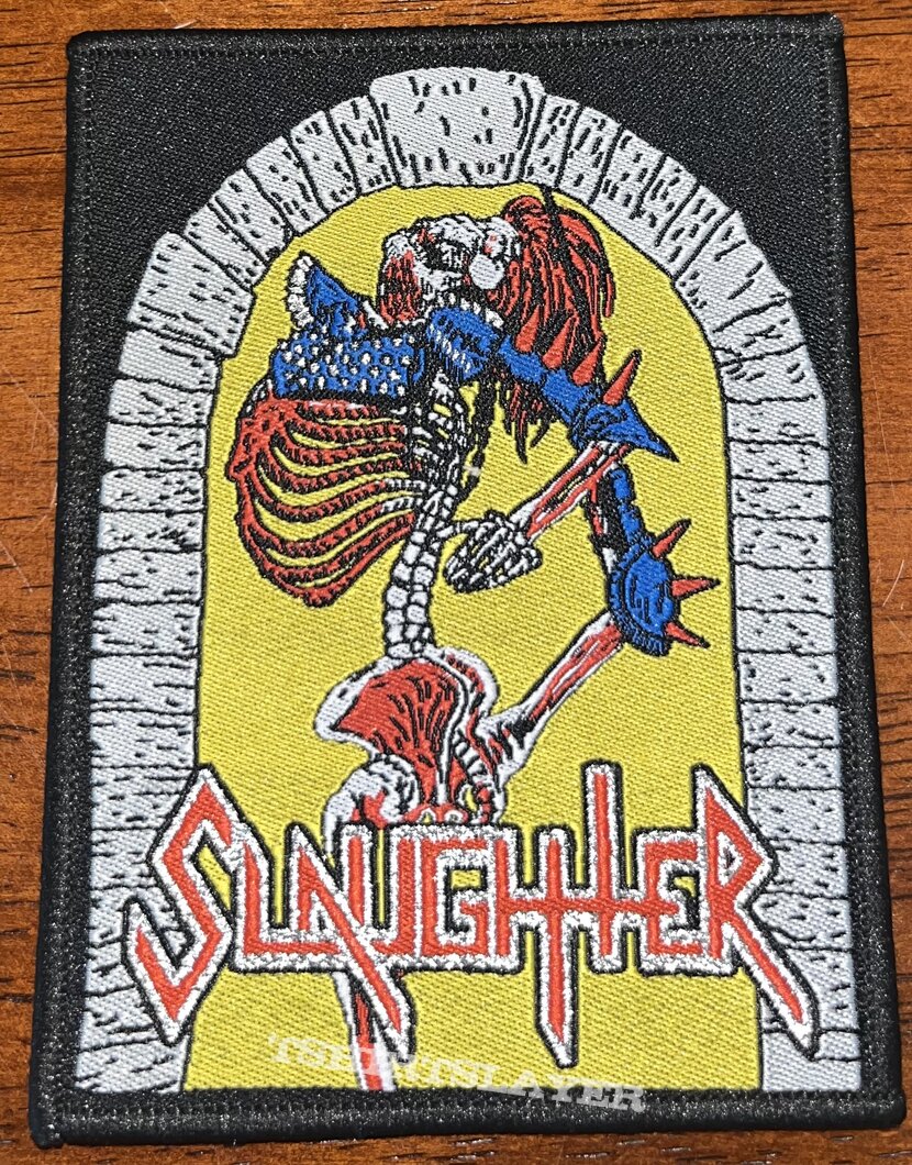 Slaughter - Strappado - Woven Patch