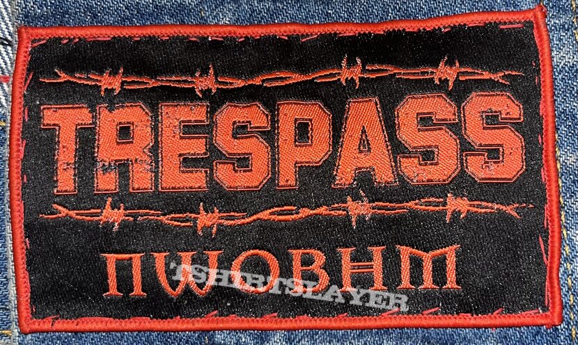 Trespass Logo Woven Patch Tshirtslayer Tshirt And Battlejacket Gallery 9811