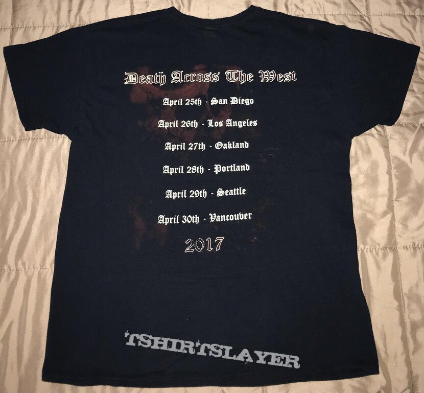 Asphyx - Death Across the West 2017 shirt