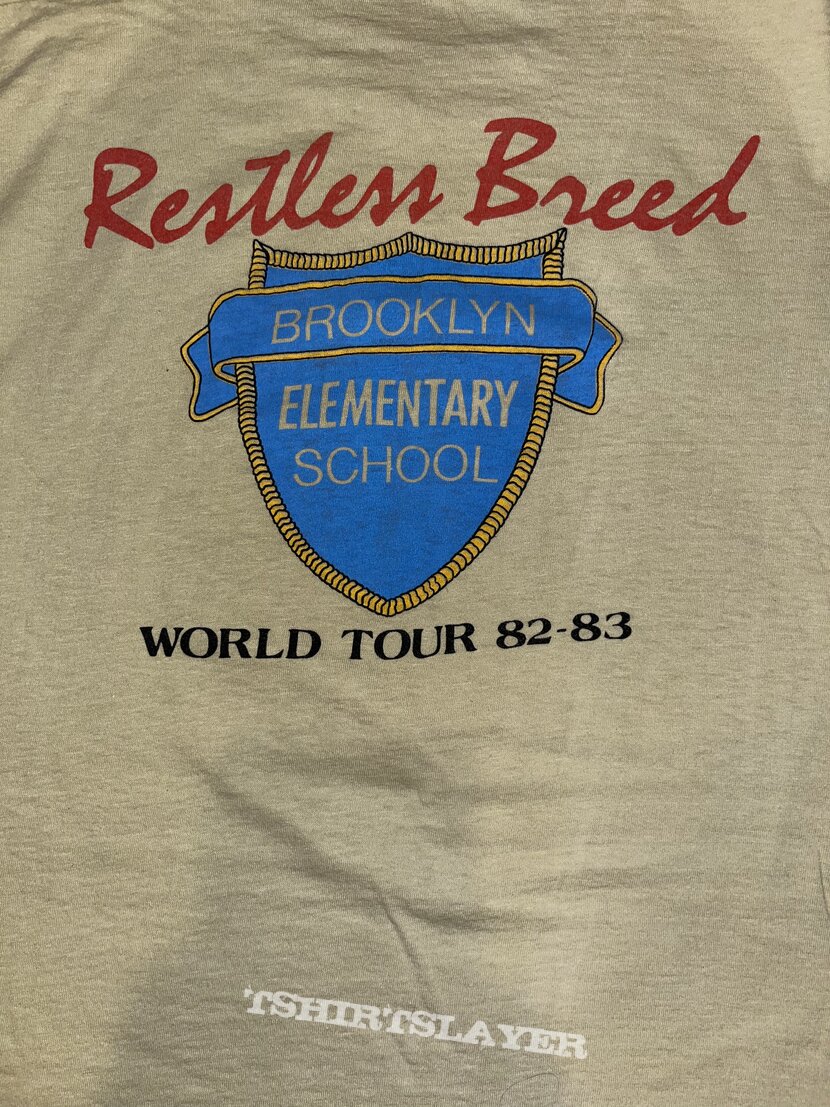 Riot - Restless Breed - World Tour 82 - 83 shirt