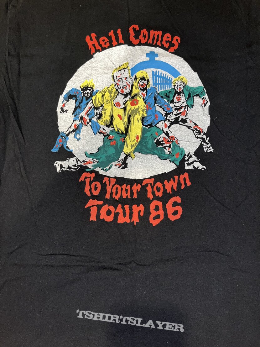 Destruction Hell Comes to your Town ‘86 Tour shirt (reprint)