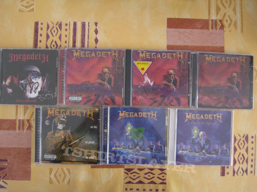 My Megadeth CD collection