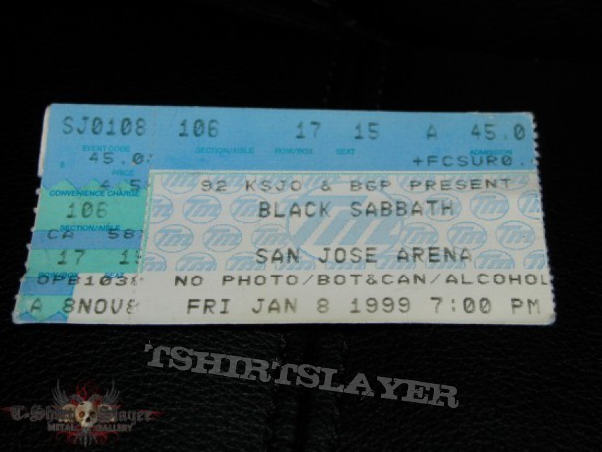 Other Collectable - Black Sabbath first reunion tour ticket stub