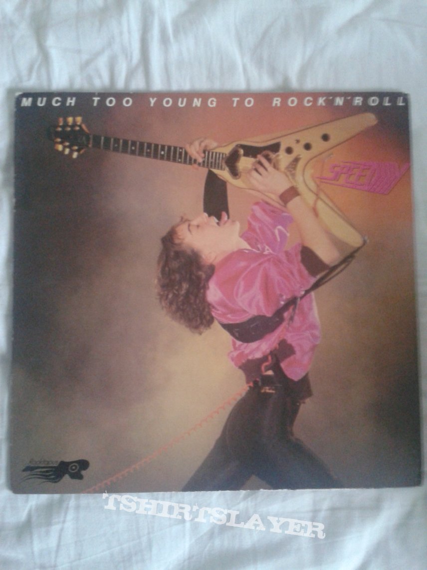 Speedy - Much Too Young To Rock n Roll lp + poster