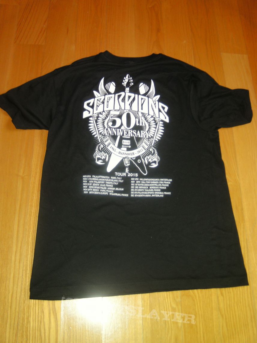 Scorpions tour 2015 bootleg shirt