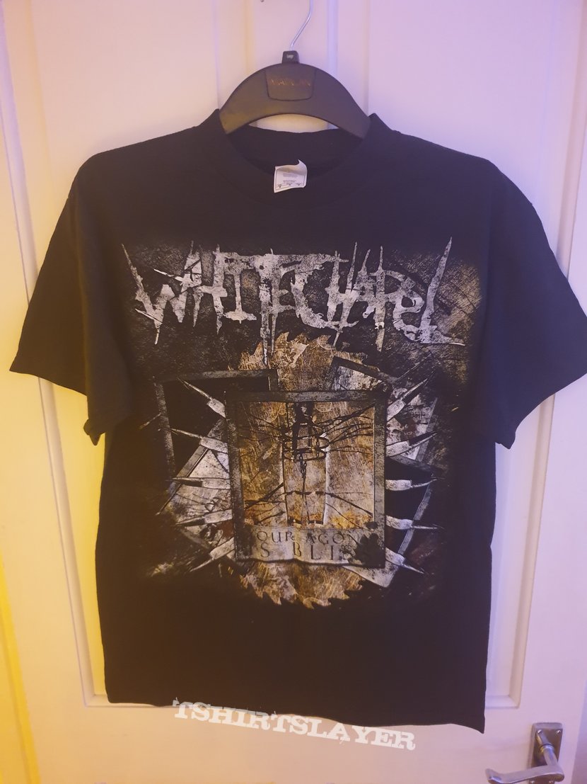 Whitechapel T-Shirt &#039;Agony is Bliss&#039; M Black BNWOT New