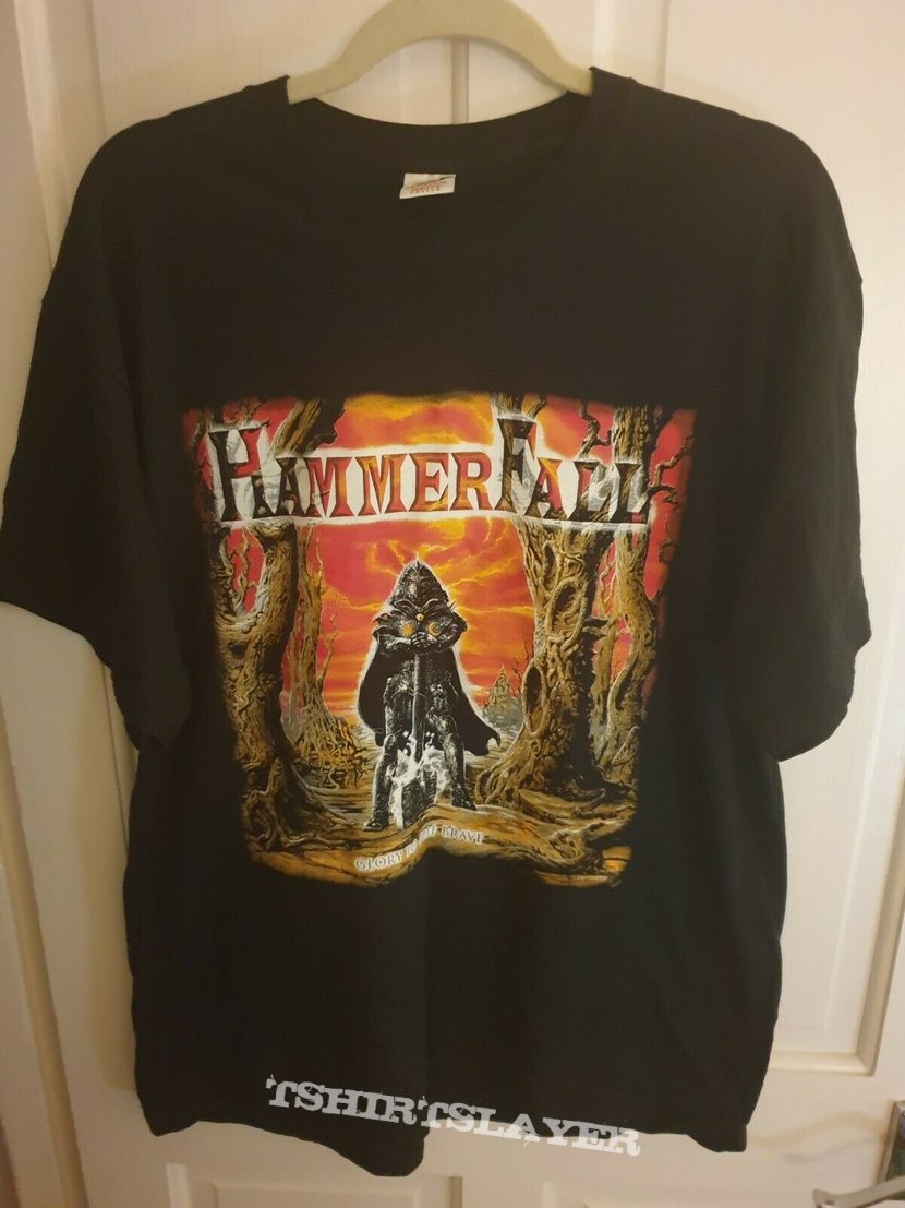 HammerFall Heavy Metal Band T-SHIRT XL EXTRA LARGE &#039;Glory to the Brave&#039; BNWOT