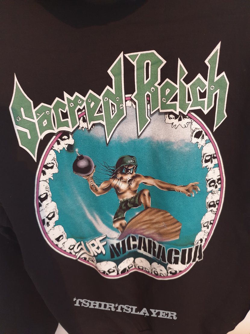 Sacred Reich Medium Hoodie &#039;Surf Nicaragua&#039;  2009