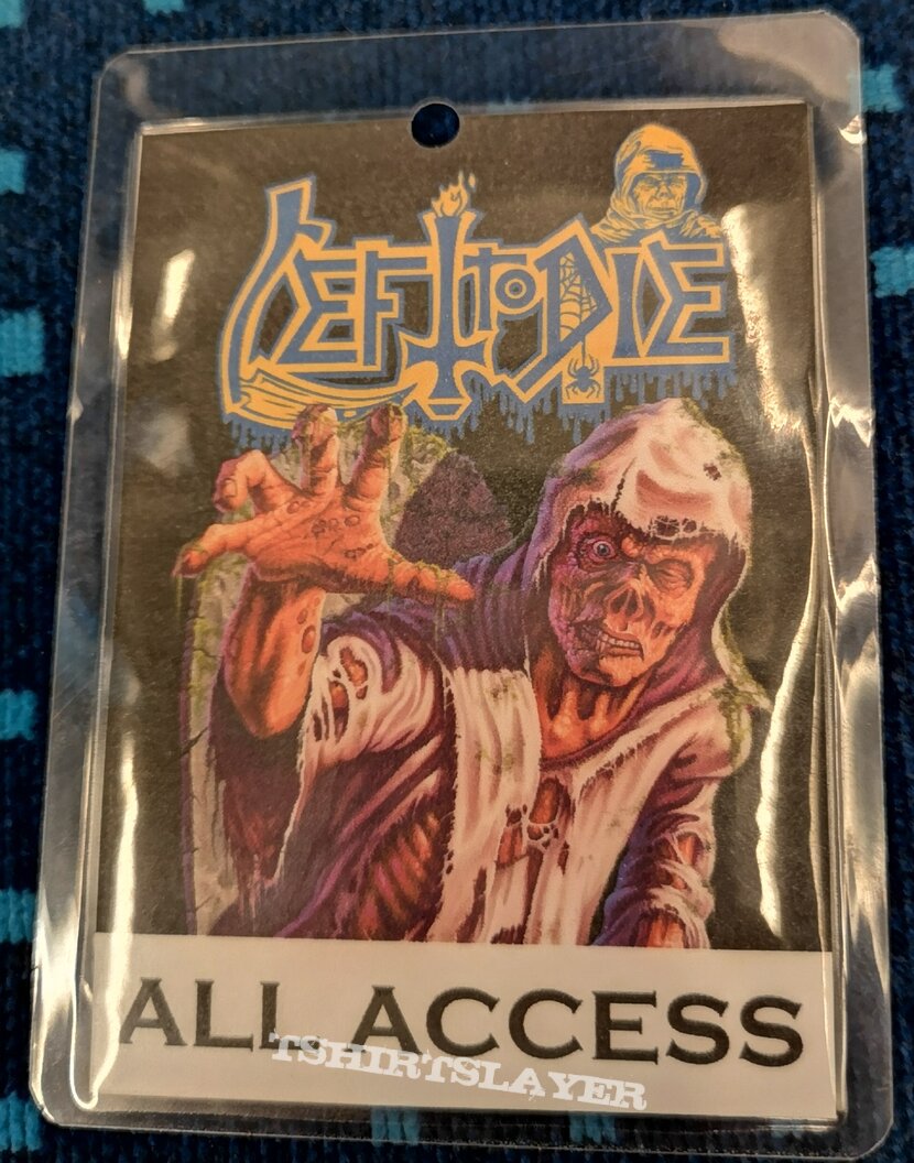 Death Left To Die Backstage Pass AAA 2023