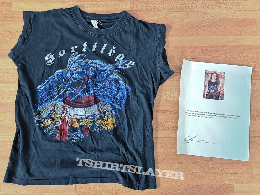 Death Chuck Schuldiner Sortilege Shirt 