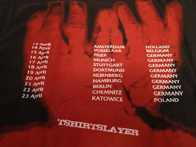 Death - Symbolic Europe Tour shirt 