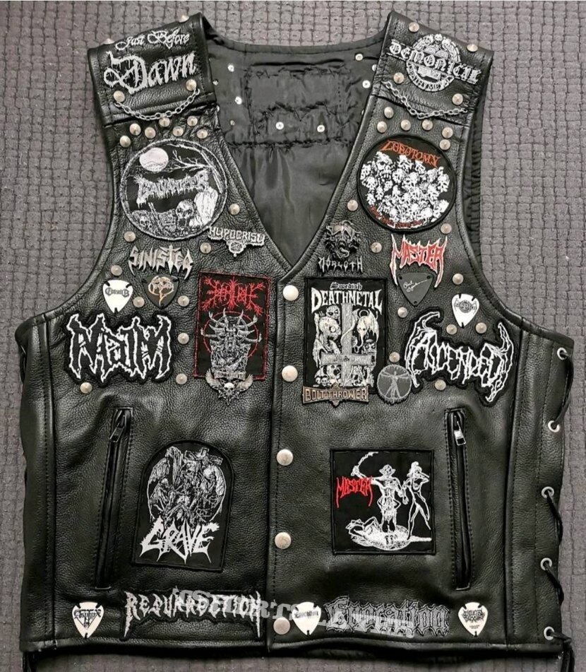 Autopsy Death Metal Leather vest 