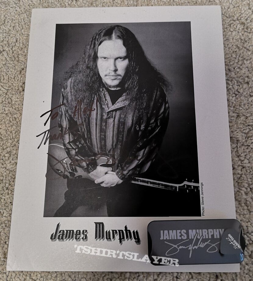 Death - James Murphy Autographed Card 