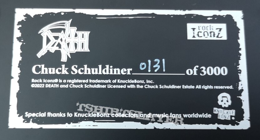 Death Chuck Schuldiner  Statue 