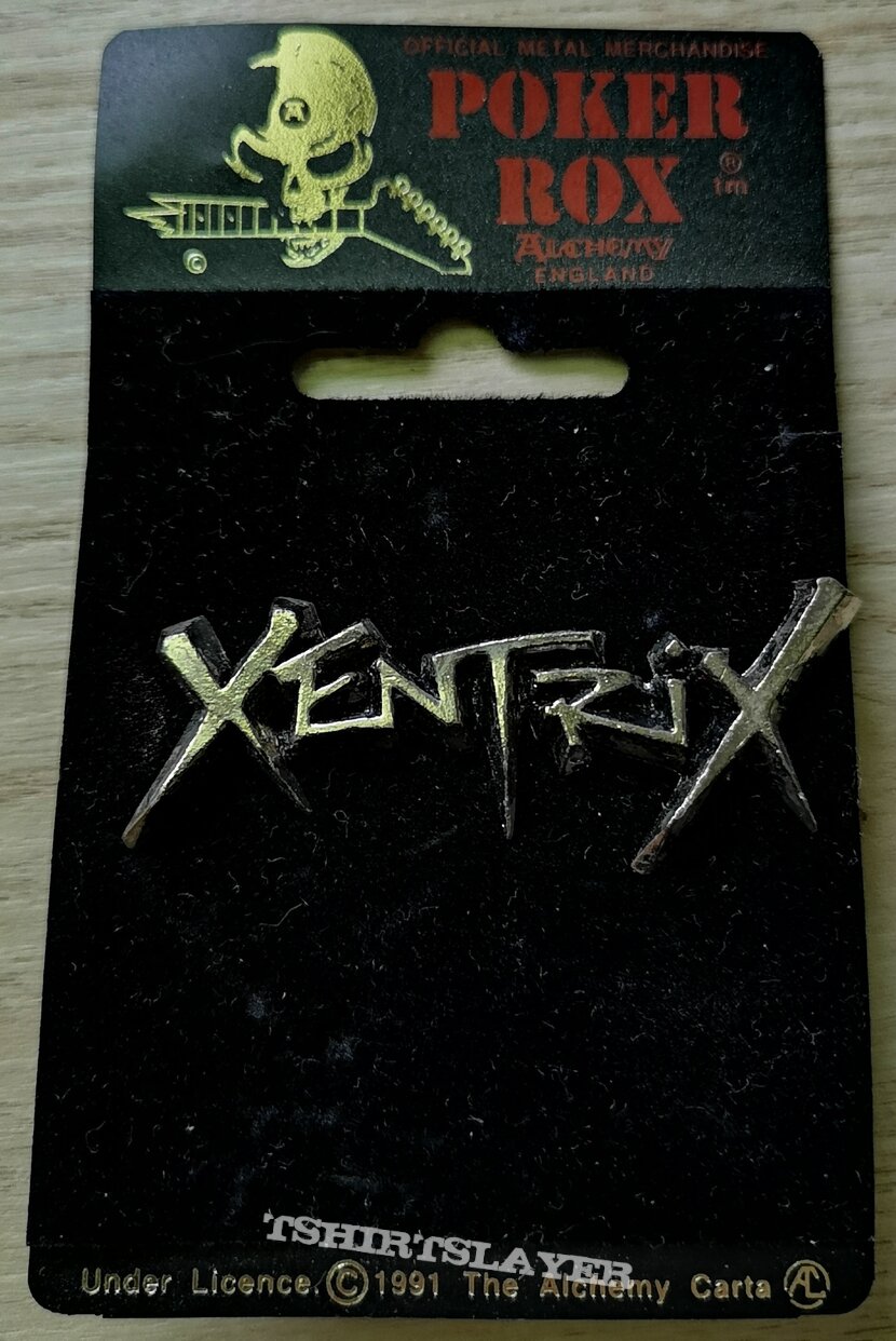 Xentrix Logo Pin Alchemy Poker 