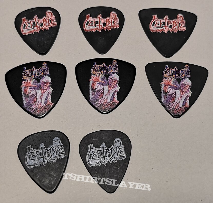 Left to Die Guitar Pick Collection. 