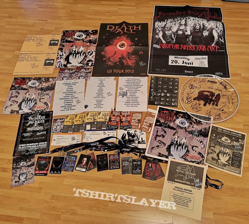 Death - Symbolic Stuff singed by Bobby Koelble 