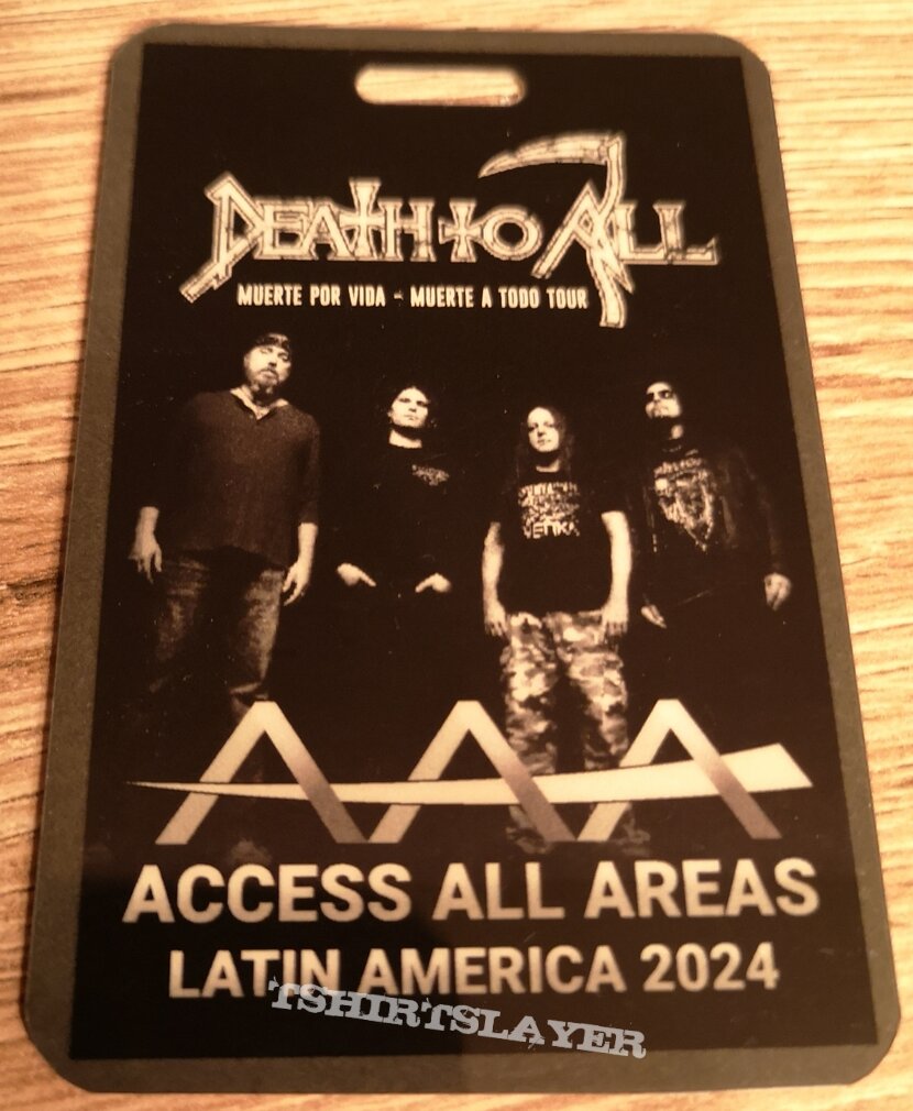 Death to All 2024 tour AAAPass 