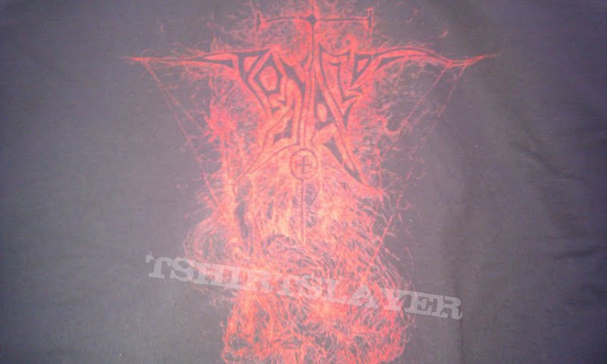 Pentacle - 5 candles burn red (Mortem split sweatshirt)