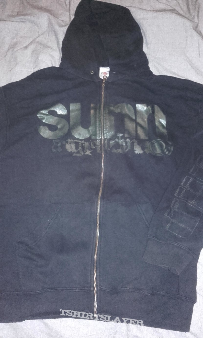 Sunn O))) Sunn - Black one/Angelcoma tour zipper hoodie