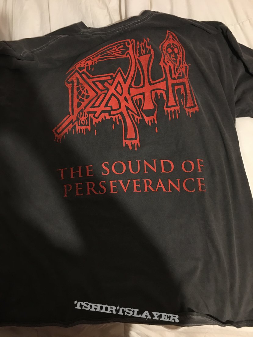 T-shirt Death « the sound of perseverance » 