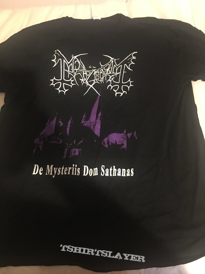 T-shirt Mayhem « de mysteriis Dom Sathanas »