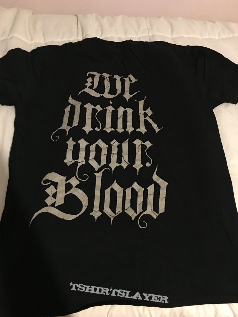 T-shirt Powerwolf « we drink your blood »