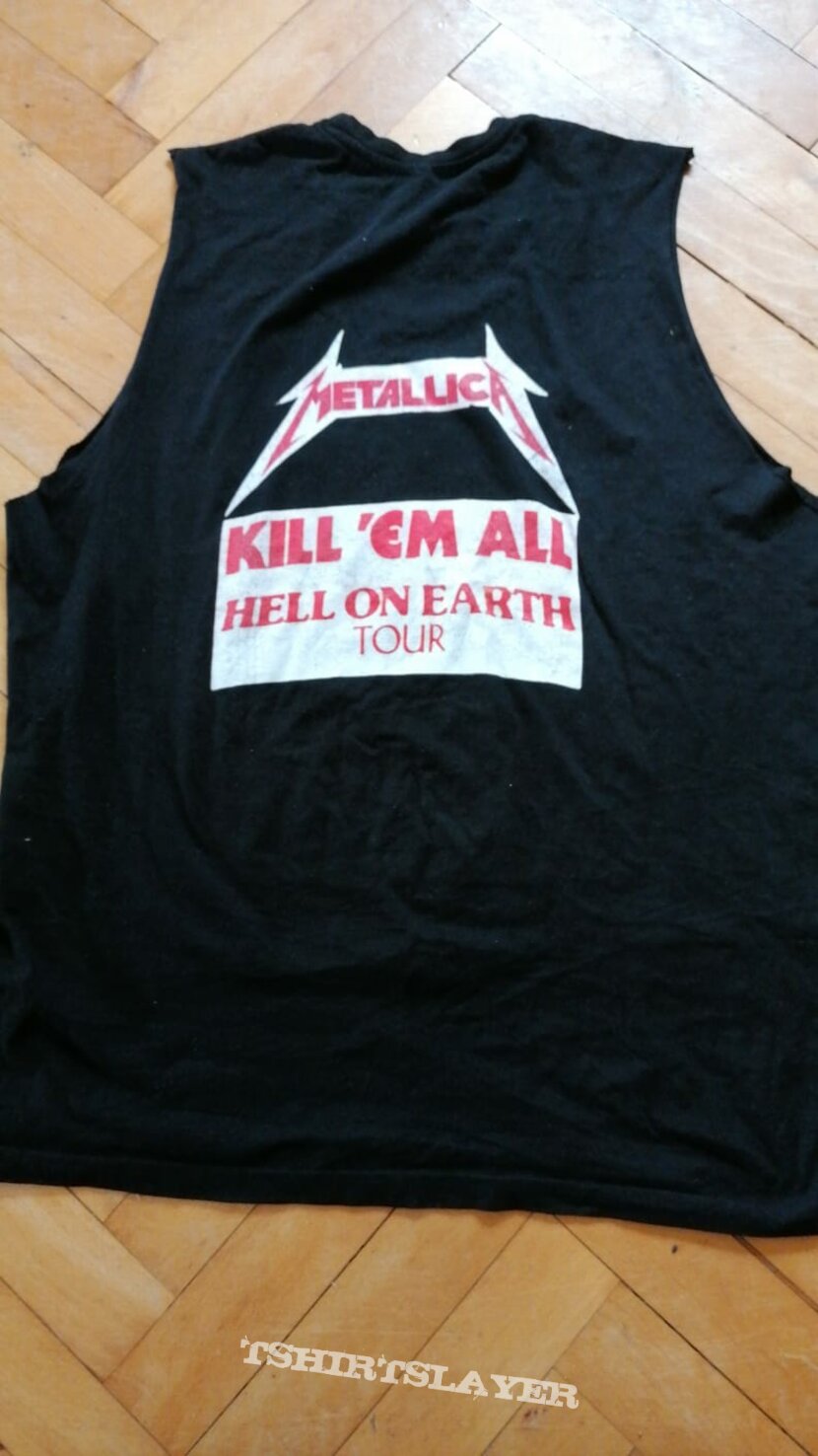 Metallica hell on earth tour shirt Original 