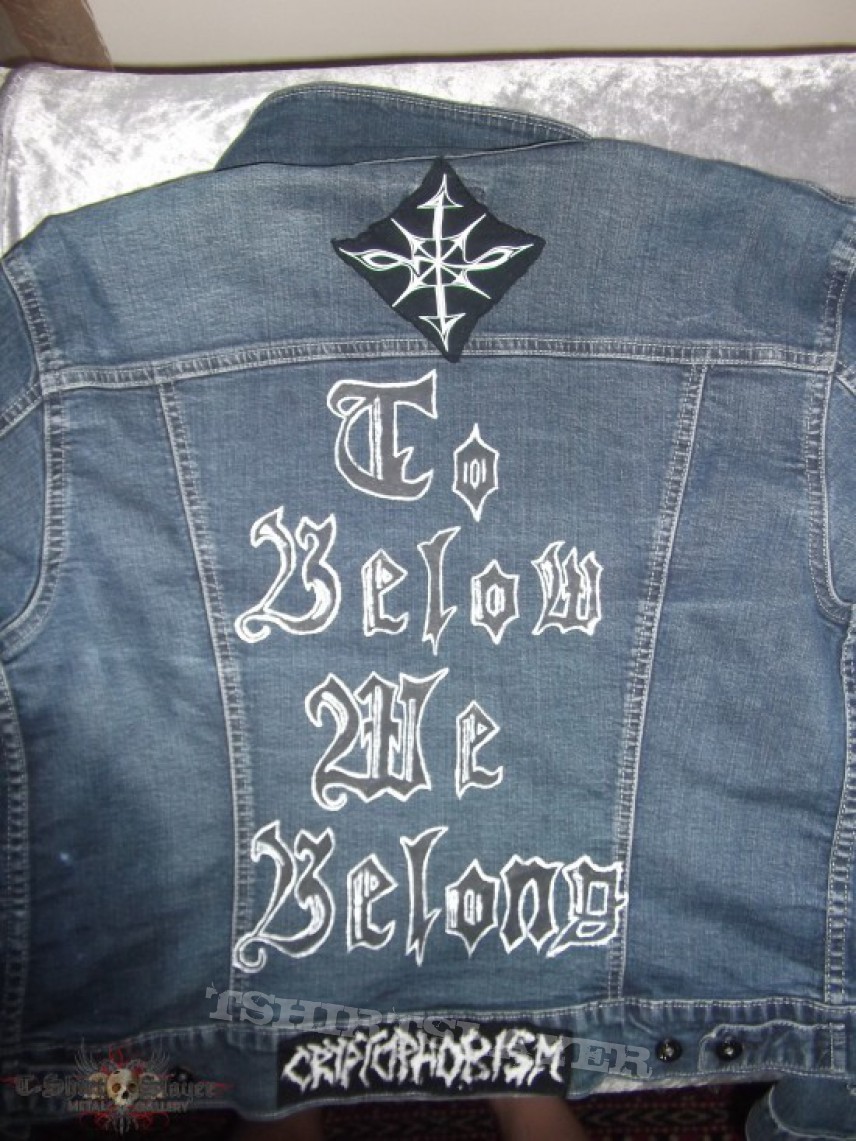 Battle Jacket - Denim jacket (drawn back side)