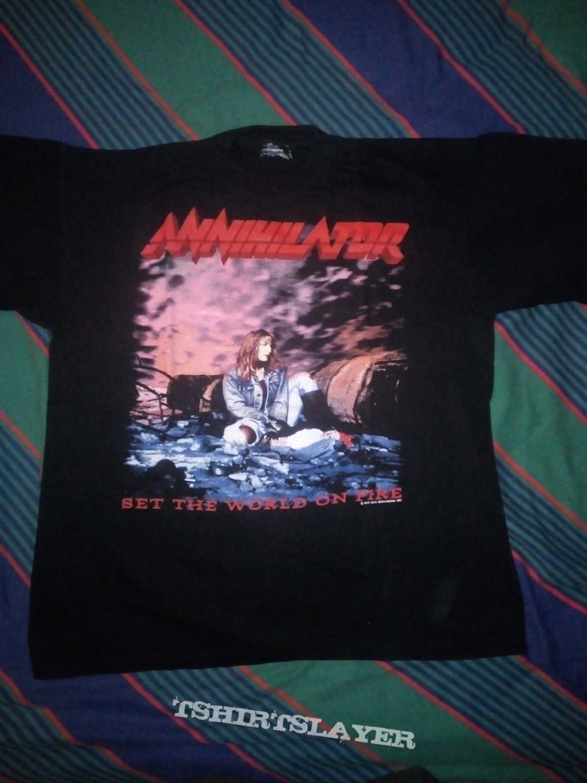 Annihilator - Set the World on Fire shirt