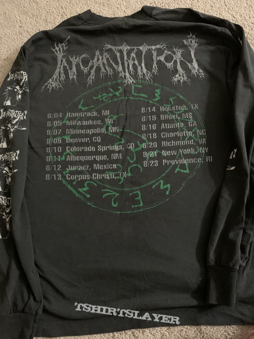 Incantation shirt size Xl