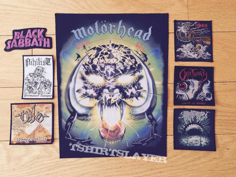 Motörhead New Backpatch and patches