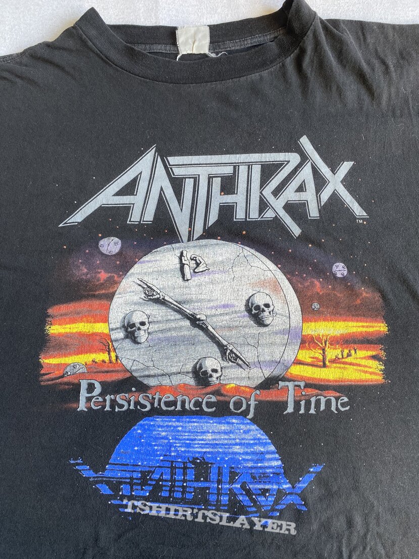 Anthrax - "Persistence of Time" Shirt L Anthrax - "Persistence of Time" Shirt L
