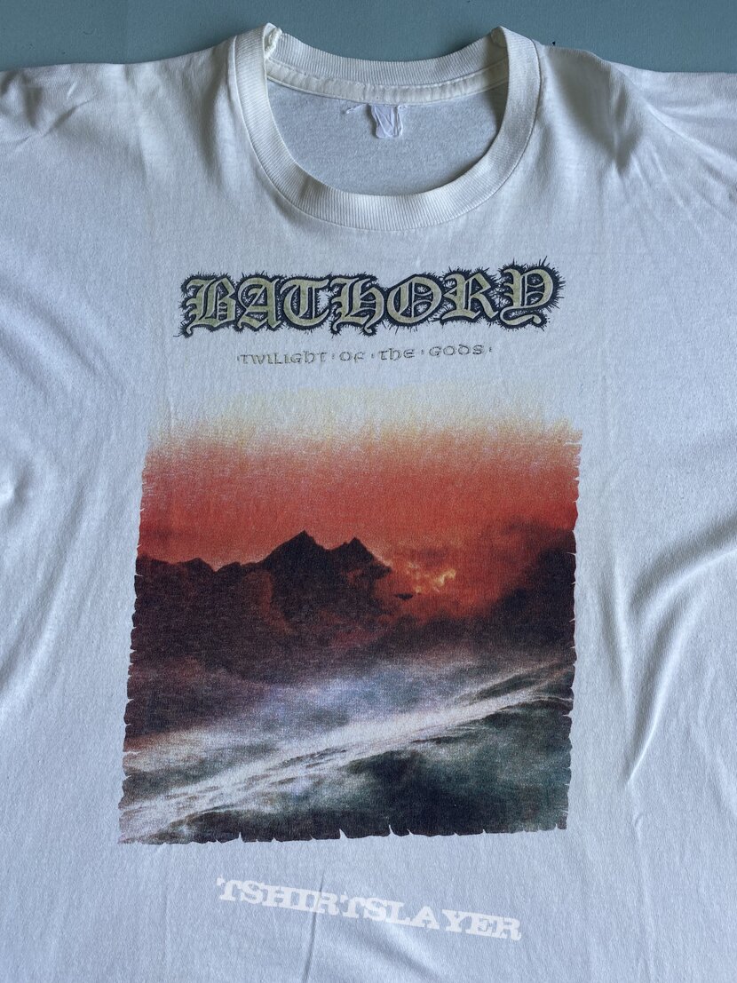 Bathory - &quot;Twilight of the Gods&quot; White Shirt 