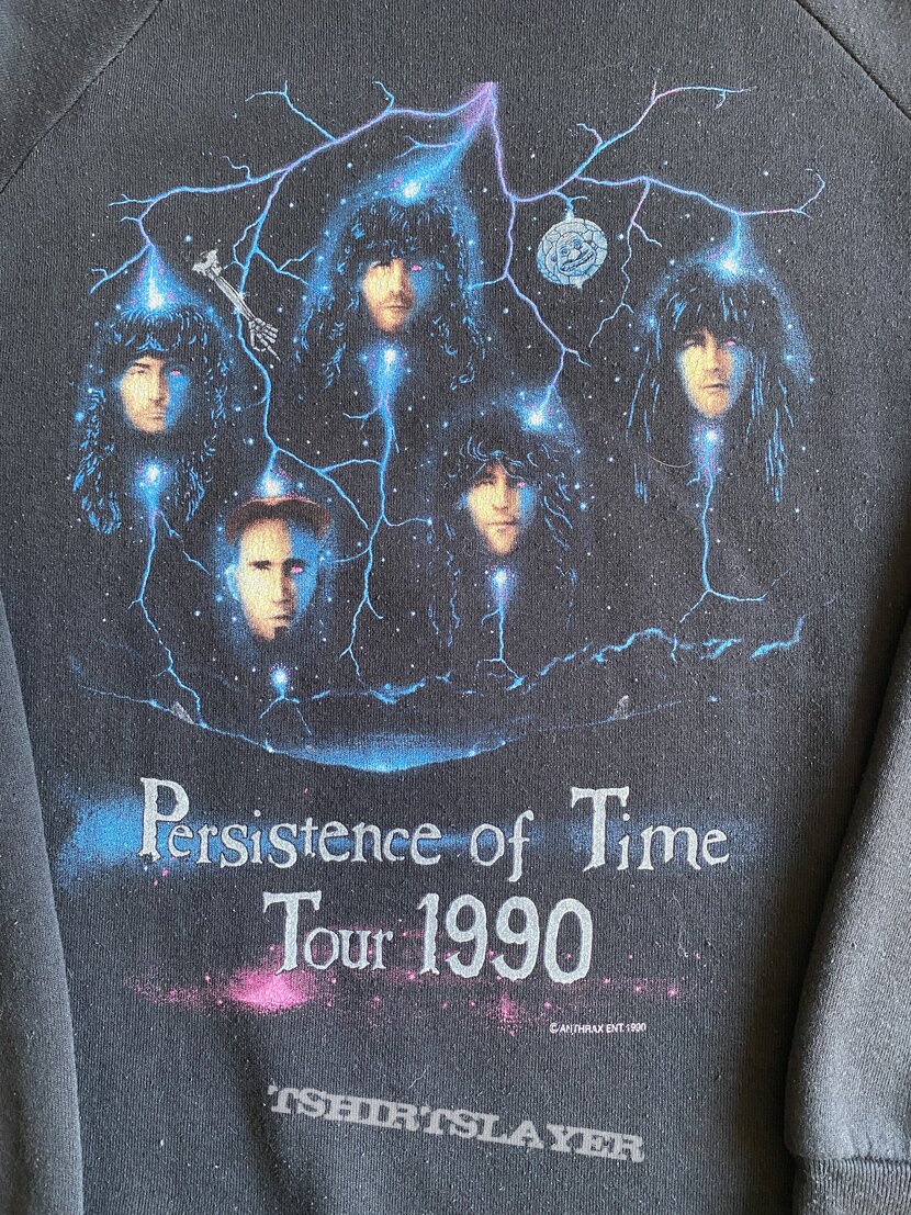 Anthrax - &quot;Persistence of Time&quot; Sweatshirt XL 