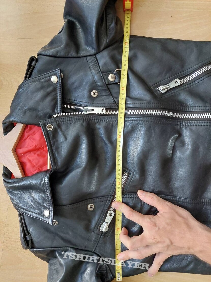 No Bands Hein Gericke Leather Jacket red lining